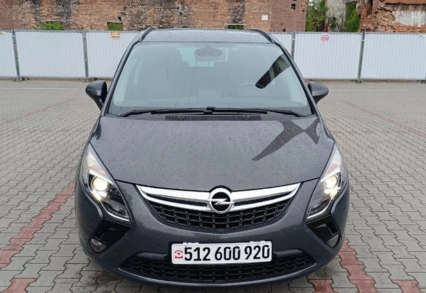 Opel Zafira cena 41900 przebieg: 140175, rok produkcji 2014 z Jaraczewo małe 211
